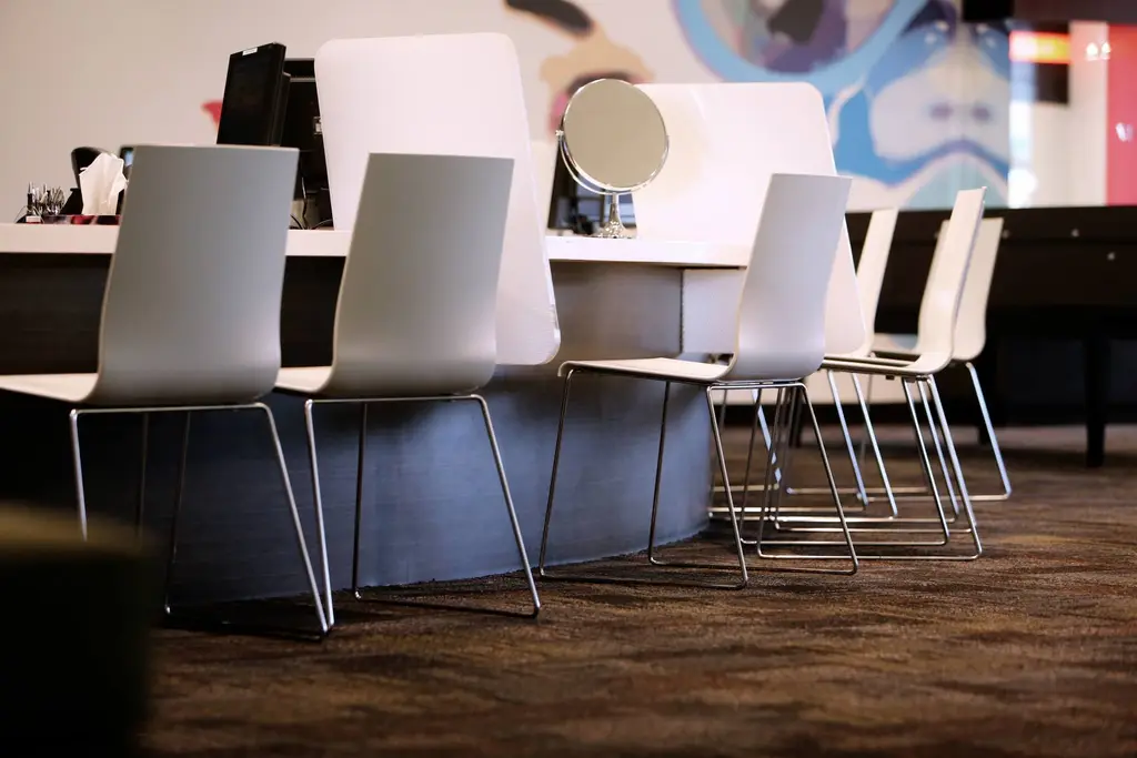 Office chairs and desks sourced during a commercial refurbishment by CIC Ltd