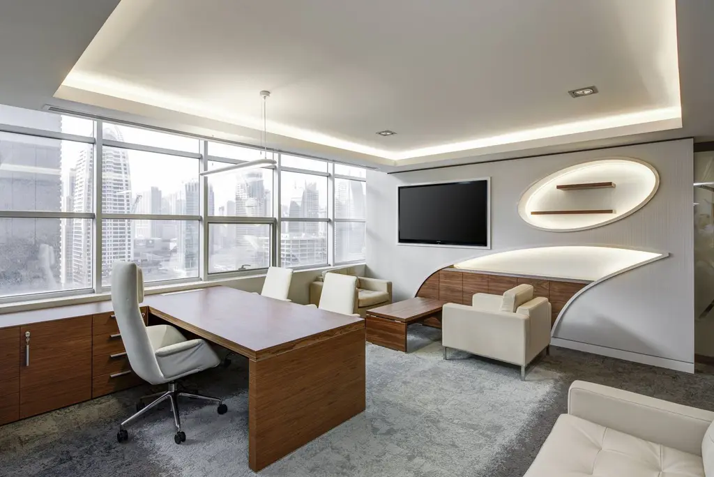Executive office restored to its original condition at the end of a lease
