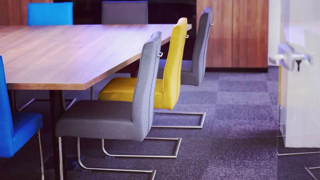 Meeting room chairs and table with specialist finishes by CIC Ltd